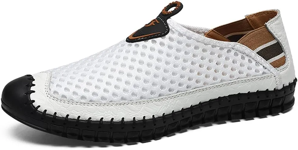 Men's Water Shoes Mesh Casual Walking Shoes Slip-On Loafers