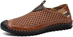 Men's Water Shoes Mesh Casual Walking Shoes Slip-On Loafers