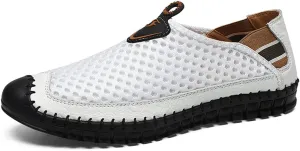 Men's Water Shoes Mesh Casual Walking Shoes Slip-On Loafers