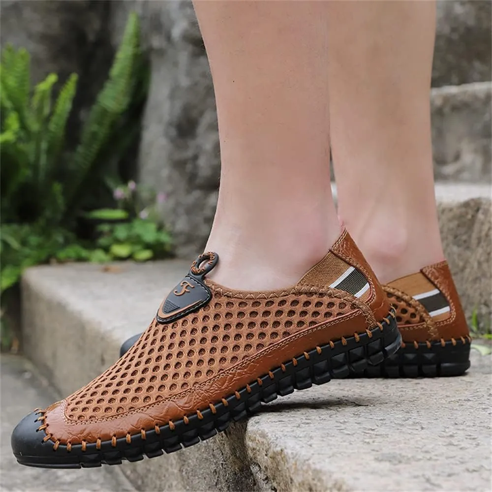 Men's Water Shoes Mesh Casual Walking Shoes Slip-On Loafers