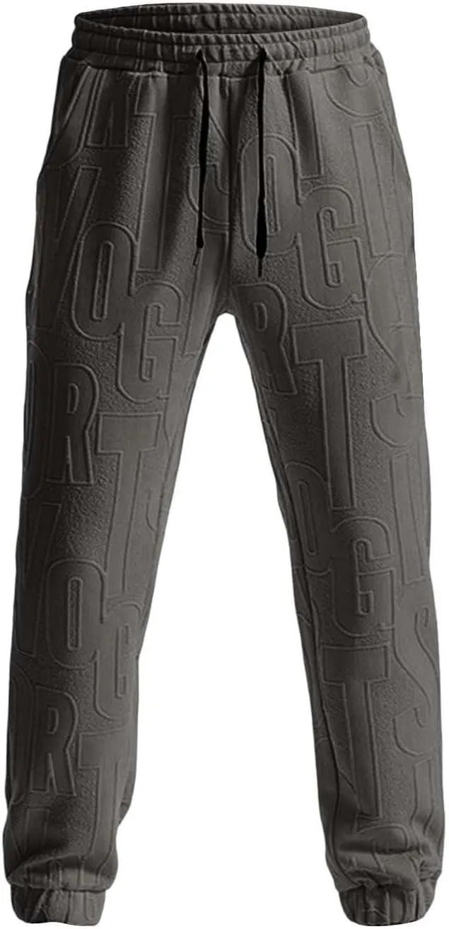 Mens Workout Pants Flex Elastic Waist Breathable Quick Dry Lounge Sweatpants Business Trousers Straight Leg Casual Pants