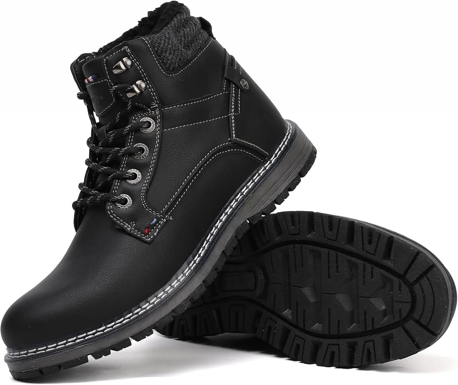 Men's/Women's Hiking Snow Boots,Outdoor Anti Slip Soft Toe Work Boots for Winter,Fashionable warm Walk boots,Suitable for Outdoor Hiking and Travel.