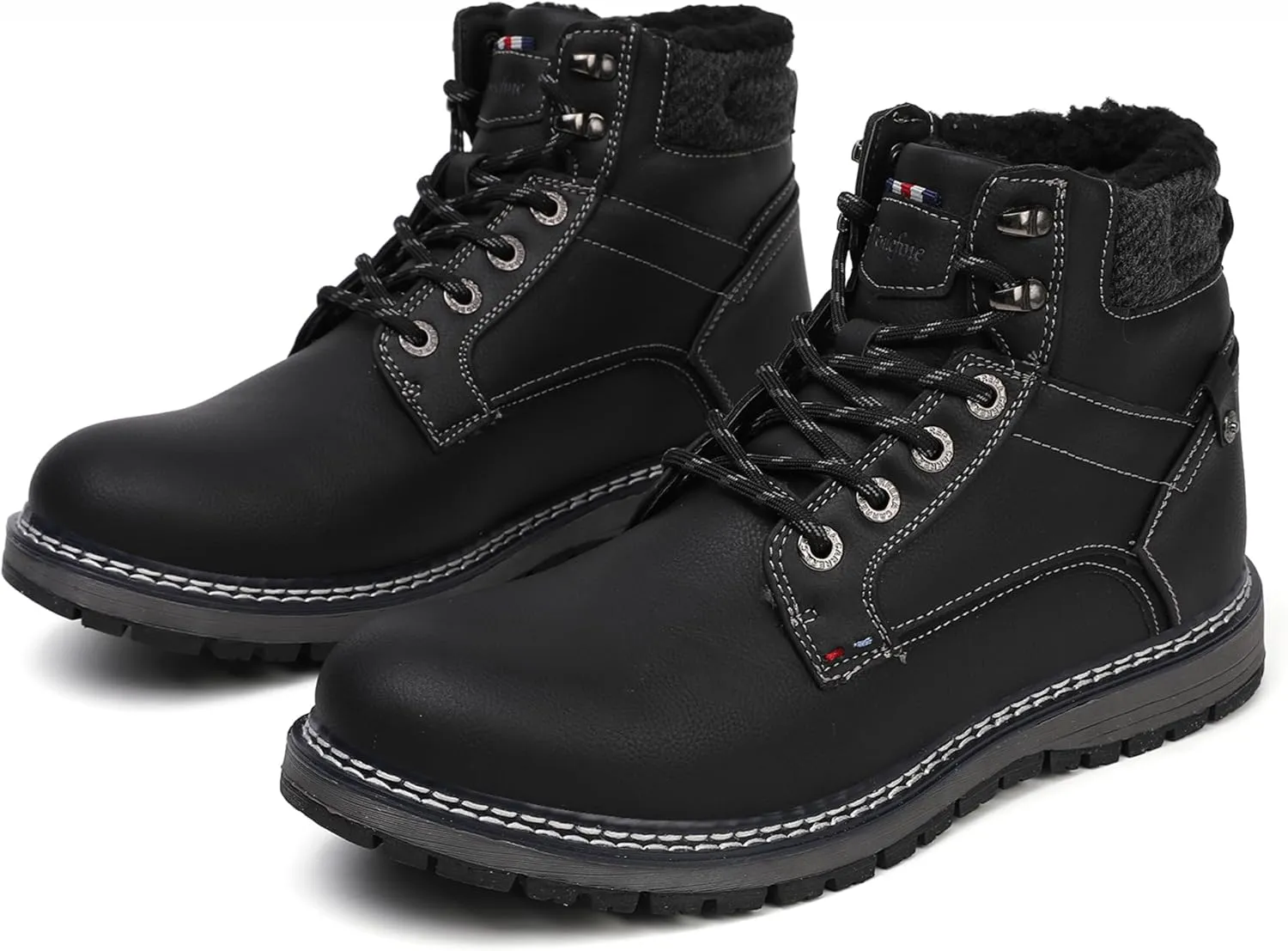 Men's/Women's Hiking Snow Boots,Outdoor Anti Slip Soft Toe Work Boots for Winter,Fashionable warm Walk boots,Suitable for Outdoor Hiking and Travel.