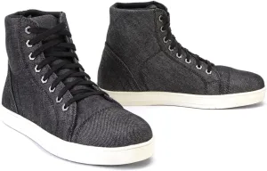 Milwaukee Leather MBM9108 Men's Black Canvas Reinforced Motorcycle Casual Street Riding Shoes w/Ankle Support - 10.5