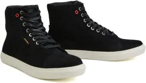 Milwaukee Leather MBM9155 Men's Black Suede Leather Reinforced Street Riding Waterproof Shoes w/Ankle Support - 12