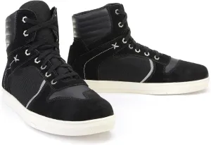 Milwaukee Leather Men's Motorcycle Reinforced Street Biker Casual Riding Shoes Leather Suede Canvas - 9