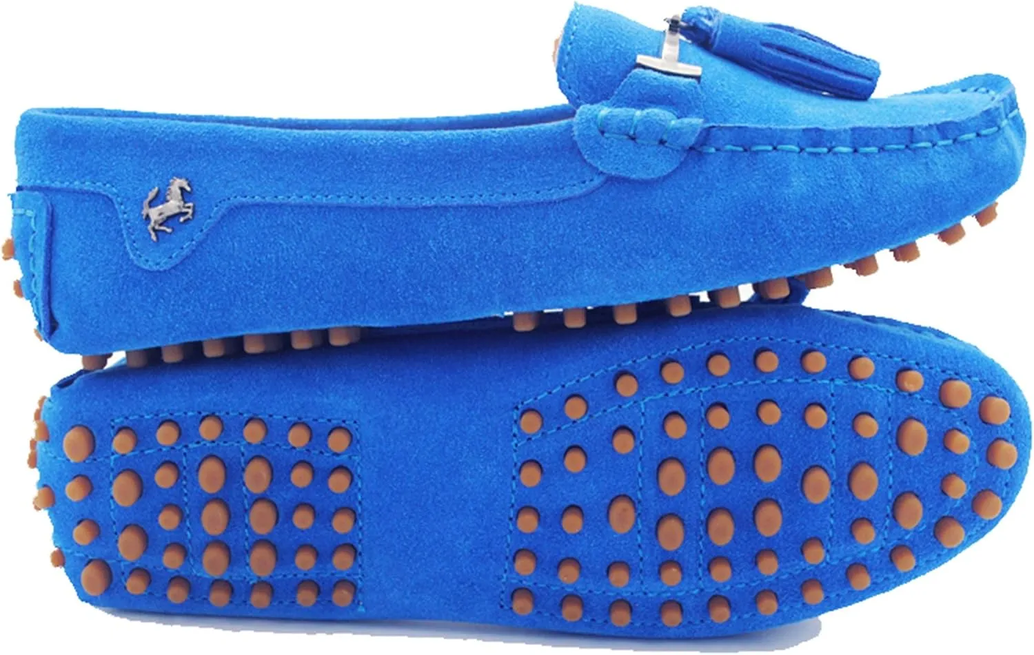 Minishion Summer Loafers for Women Tassel Driving Shoes YB96019