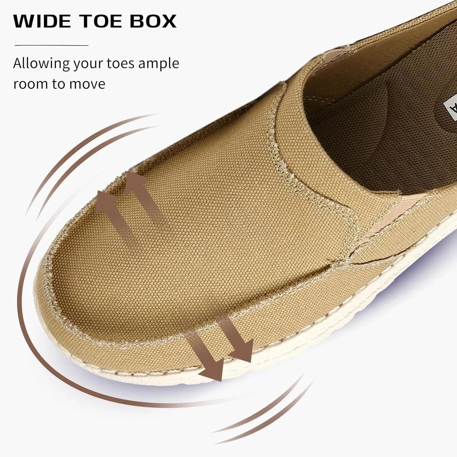 Mishansha Canvas Mules for Women Comfortable Slip on Shoes Men's Women's Indoor Outdoor House Shoes