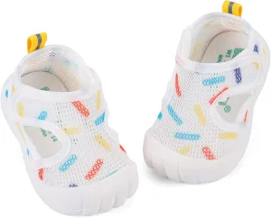MK MATT KEELY Toddler Sandals Summer Kids Water Sandals Closed Toe Adjustable Water Shoes Outdoor Lightweight Beach Shower Shoes for Boys Girls