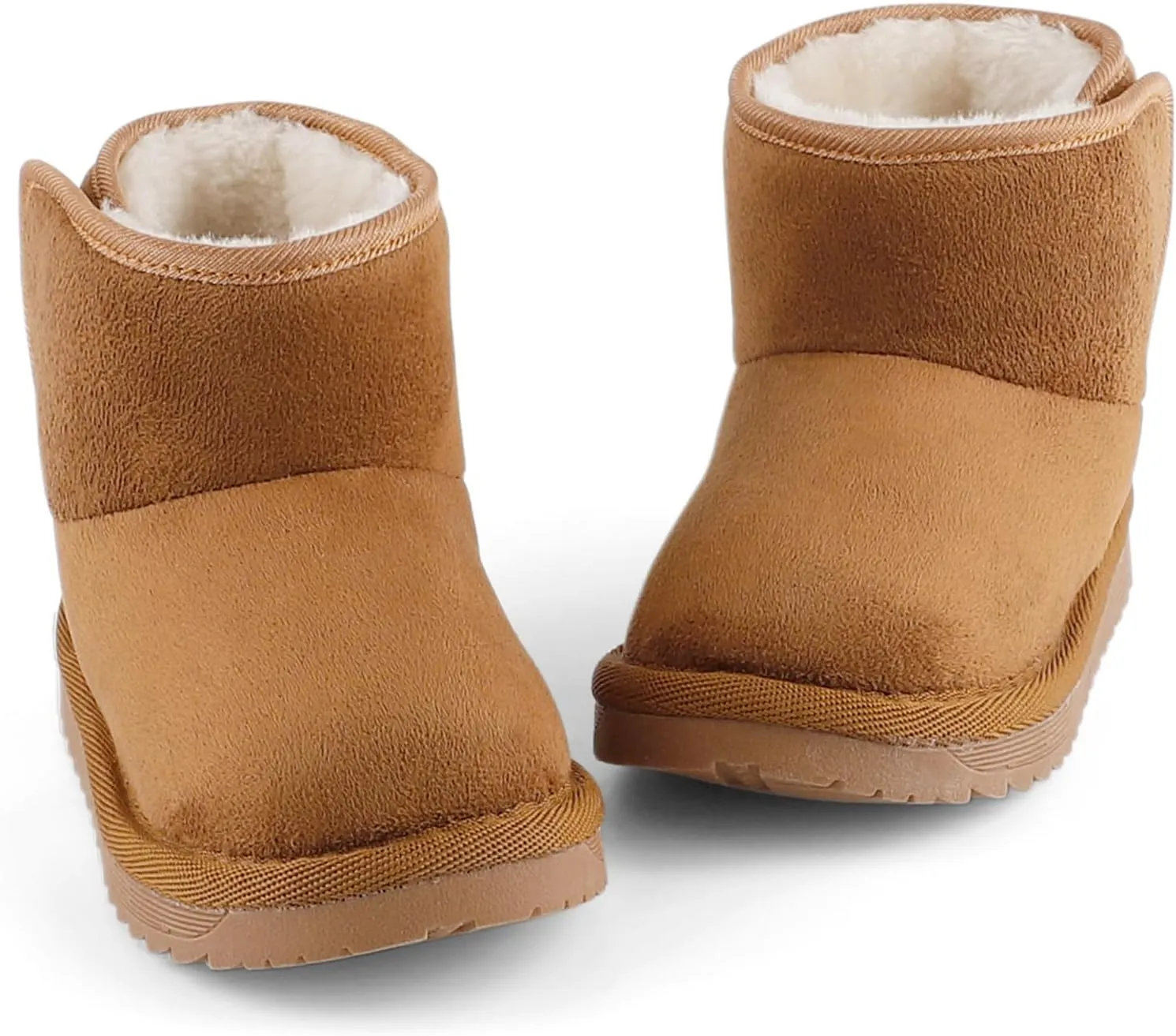 MK MATT KEELY Winter Boots for Toddler Boots for boys Soft Warm Fur Snow Boots For Girl Plush Black Snow Boots
