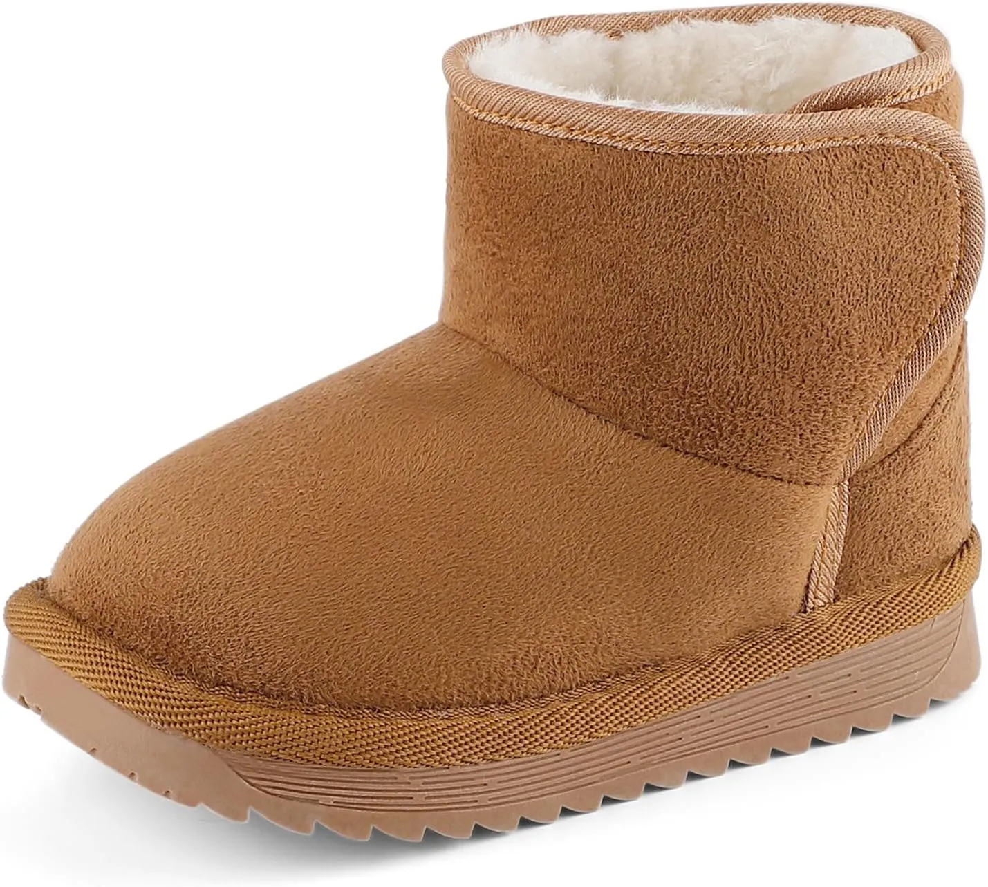 MK MATT KEELY Winter Boots for Toddler Boots for boys Soft Warm Fur Snow Boots For Girl Plush Black Snow Boots