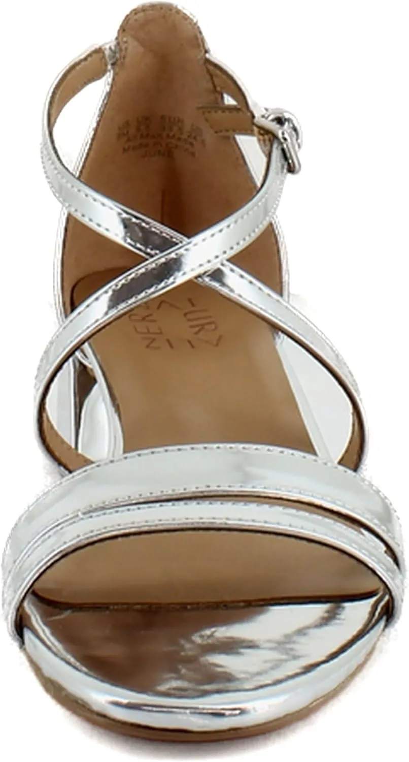 Naturalizer Women's June Strappy Low Block Heel Dress Sandal
