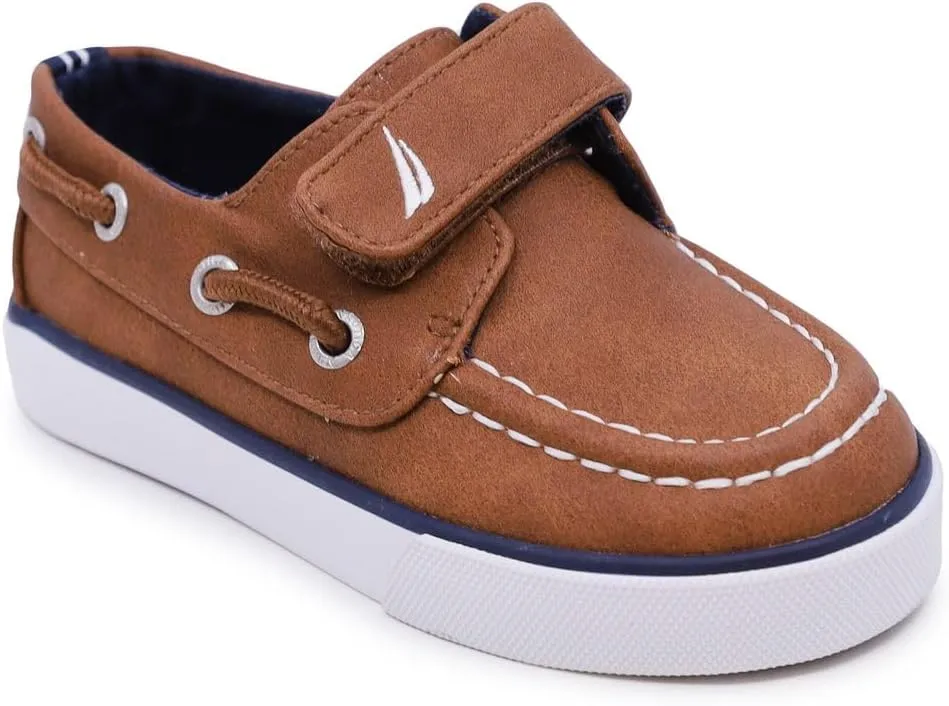 Nautica Kids Boys Loafers Casual One Strap Boat Shoes - (Toddler/Little Kid)