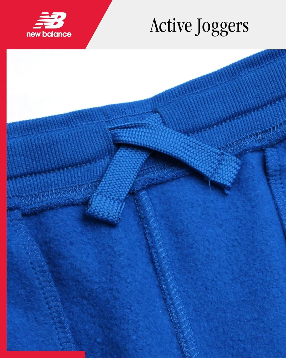 New Balance Boys Sweatpants - Lightweight Fleece Boys Athletic Pants with Pockets and Adjustable Waistband (Sizes: 8-20)