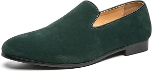 New Men's Loafers Simple Smoking Loafers Moccasins Shoes Vegan Leather Flat Heel Comfortable Resistant Outdoor Slip On