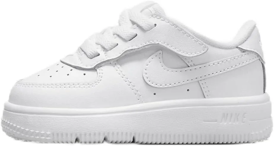 Nike Force 1 Low EasyOn Baby/Toddler Shoes (FN0236-111, White/White/White) Size 5