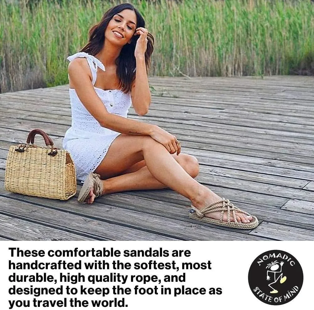Nomadic State of Mind JC Slip On Sandal | Handmade | Woven | Adjustable | Men and Women’s Sizes | Vegan | Socially Responsible | Machine Washable