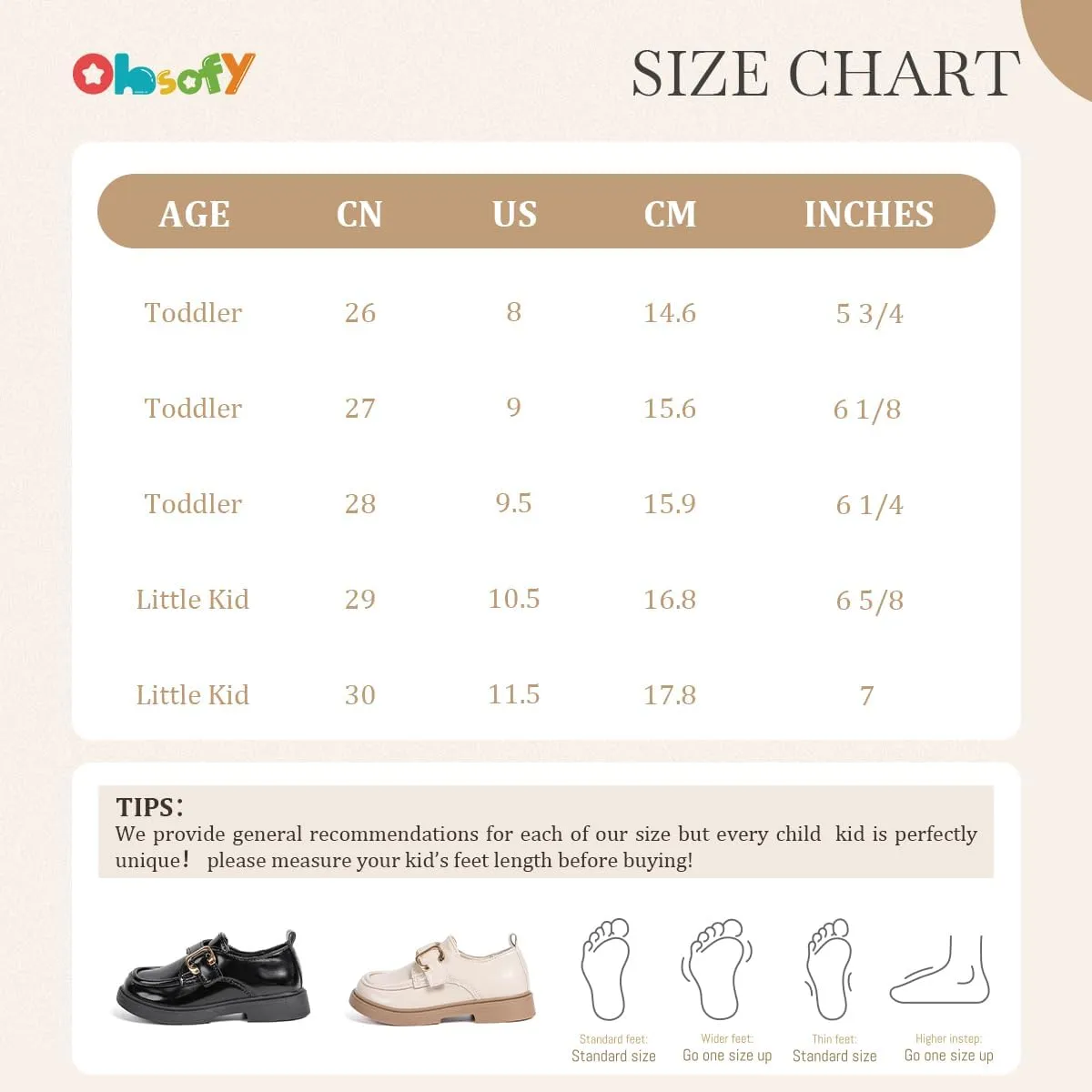 ohsofy Girls Oxford Flats Dress Shoes Casual Penny Loafers Comfort Non-Slip Sole Wedding Party School Uniform (Toddler/Little Kid)