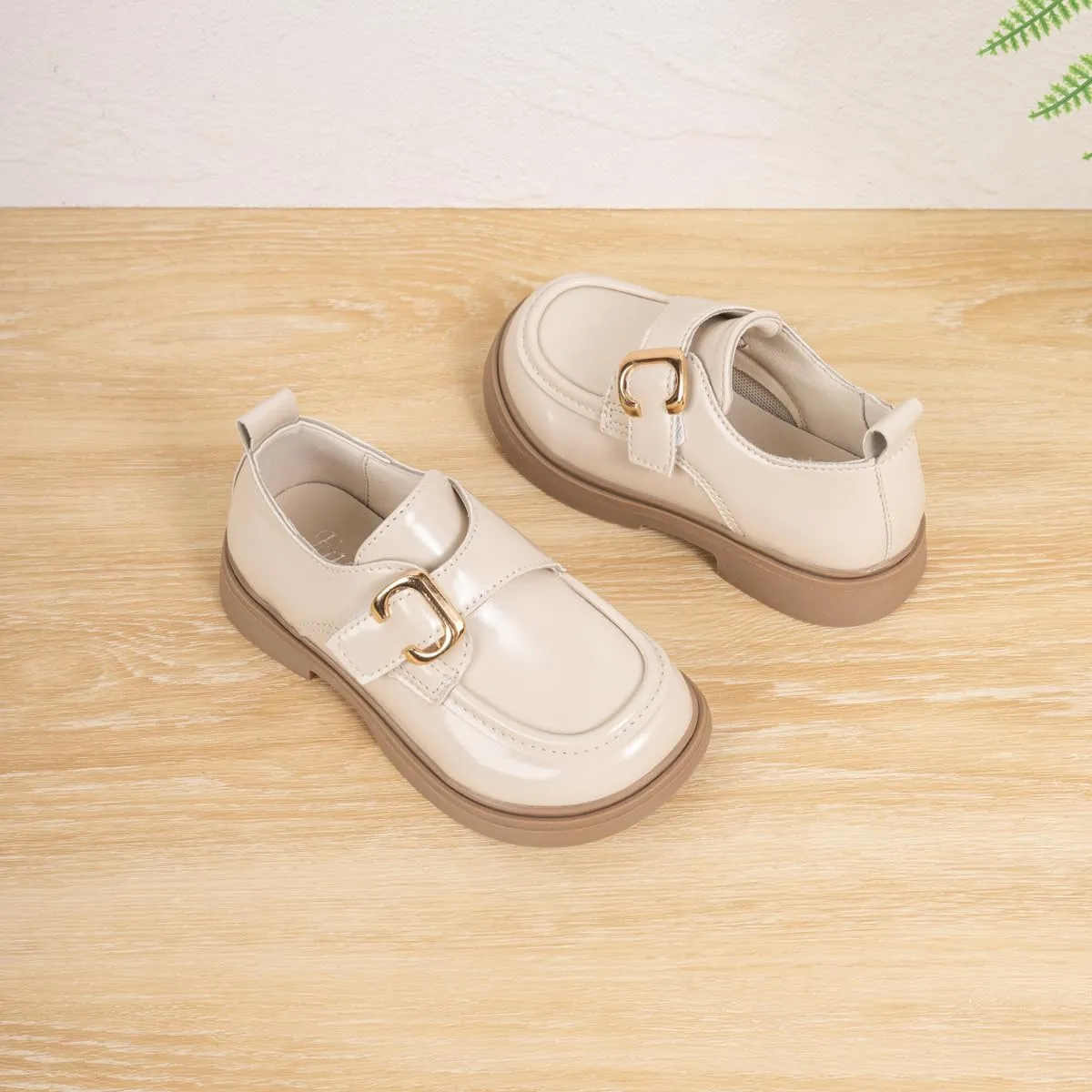 ohsofy Girls Oxford Flats Dress Shoes Casual Penny Loafers Comfort Non-Slip Sole Wedding Party School Uniform (Toddler/Little Kid)