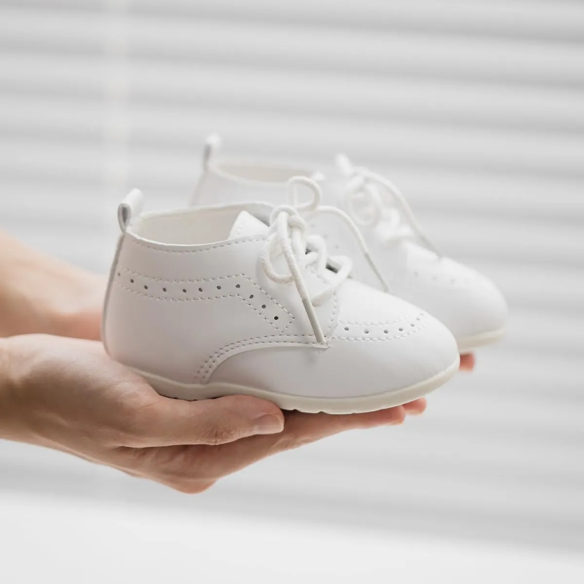 ohsofy Infant Baby Boy Oxford Shoes PU Leather Loafers Rubber and Soft Sole Wedding Dress Shoes Toddler Girl Baby Walking Shoes