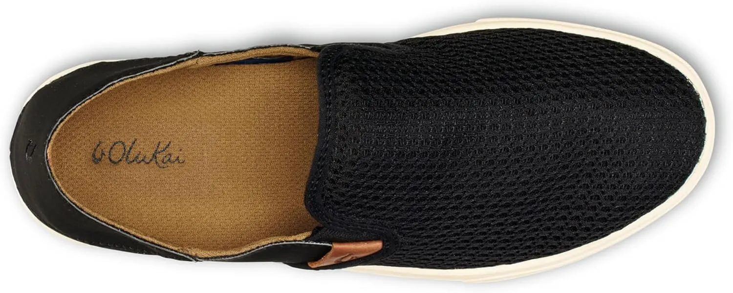 OLUKAI Pehuea Women's Slip On Sneakers, Casual Everyday Shoes with Easy On & Off Design, Breathable Mesh & Drop-in Heel, All-Day Comfort & Support