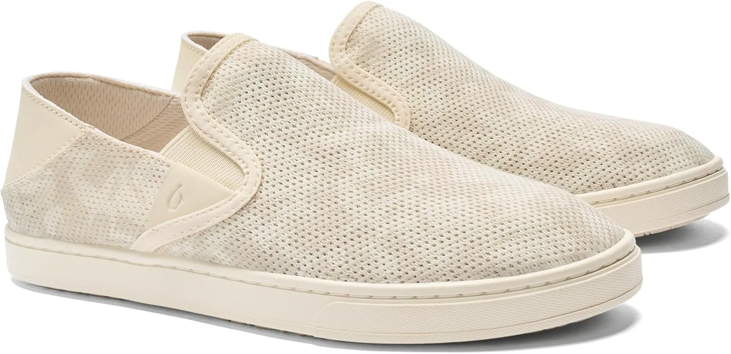 OLUKAI Pehuea Women's Slip On Sneakers, Casual Everyday Shoes with Easy On & Off Design, Breathable Mesh & Drop-in Heel, All-Day Comfort & Support