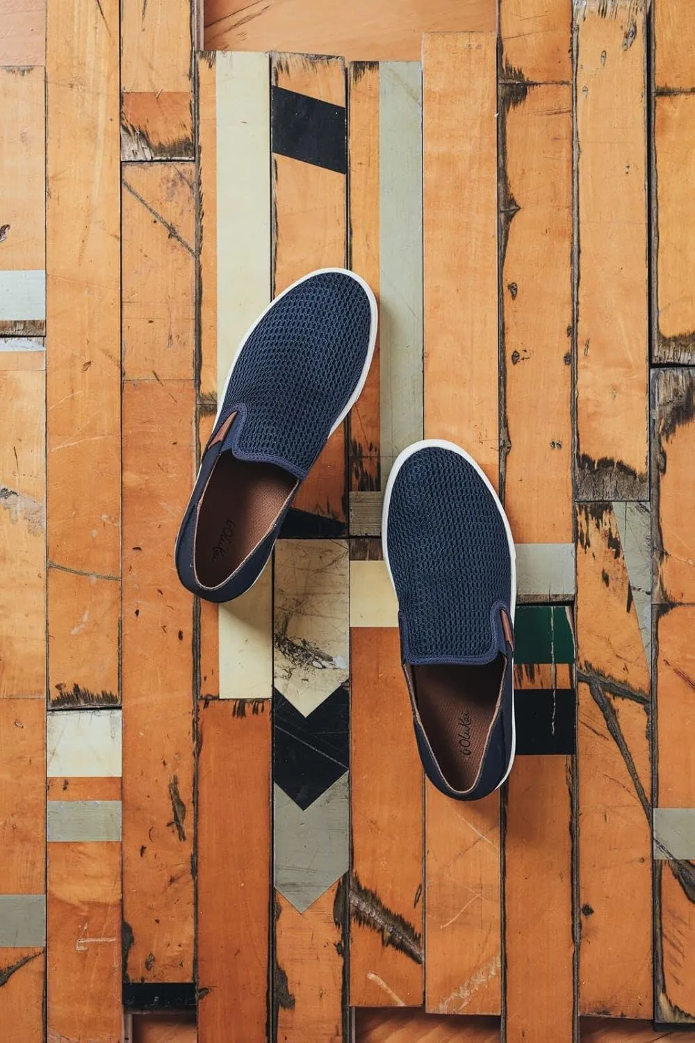 OLUKAI Pehuea Women's Slip On Sneakers, Casual Everyday Shoes with Easy On & Off Design, Breathable Mesh & Drop-in Heel, All-Day Comfort & Support