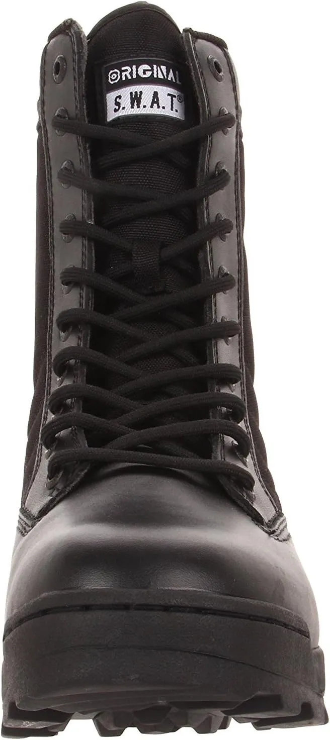 Original S.W.A.T. Classic 9" Side Zip - Boots for Men - Soft Toe Construction - Padded Tongue & Collar