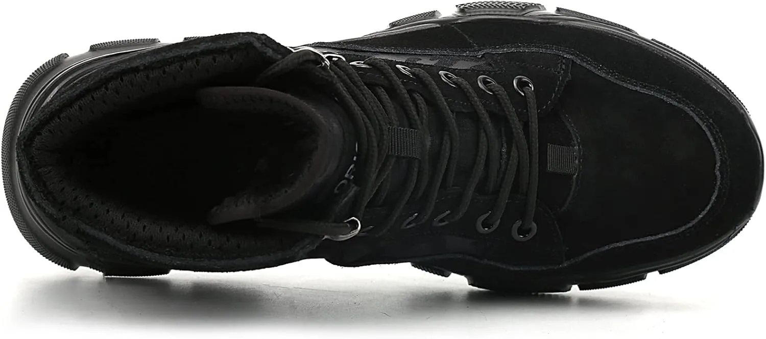 ORISTACO Steel Toe Tactical Boots, Lightweight Camouflage Jungle Construction Work Safety Sneakers