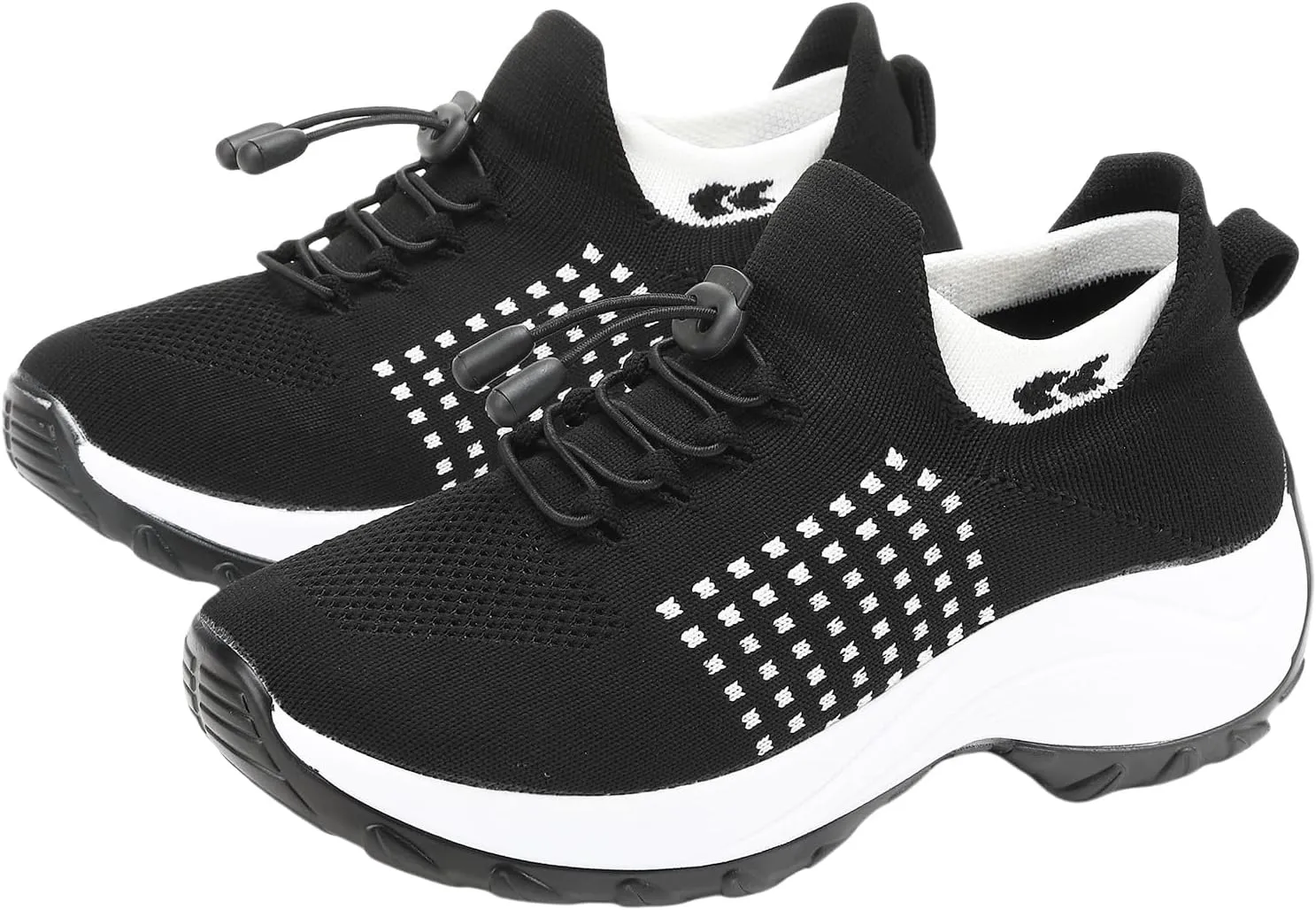 Orthopedic Shoes for Women Men Adjustable Elastic Strap Breathable Sneakers,Lightweight Non Slip Air Cushion Running Walking Sneakers,Outdoor Athletic Waterproof Soles Shoes with Arch Support