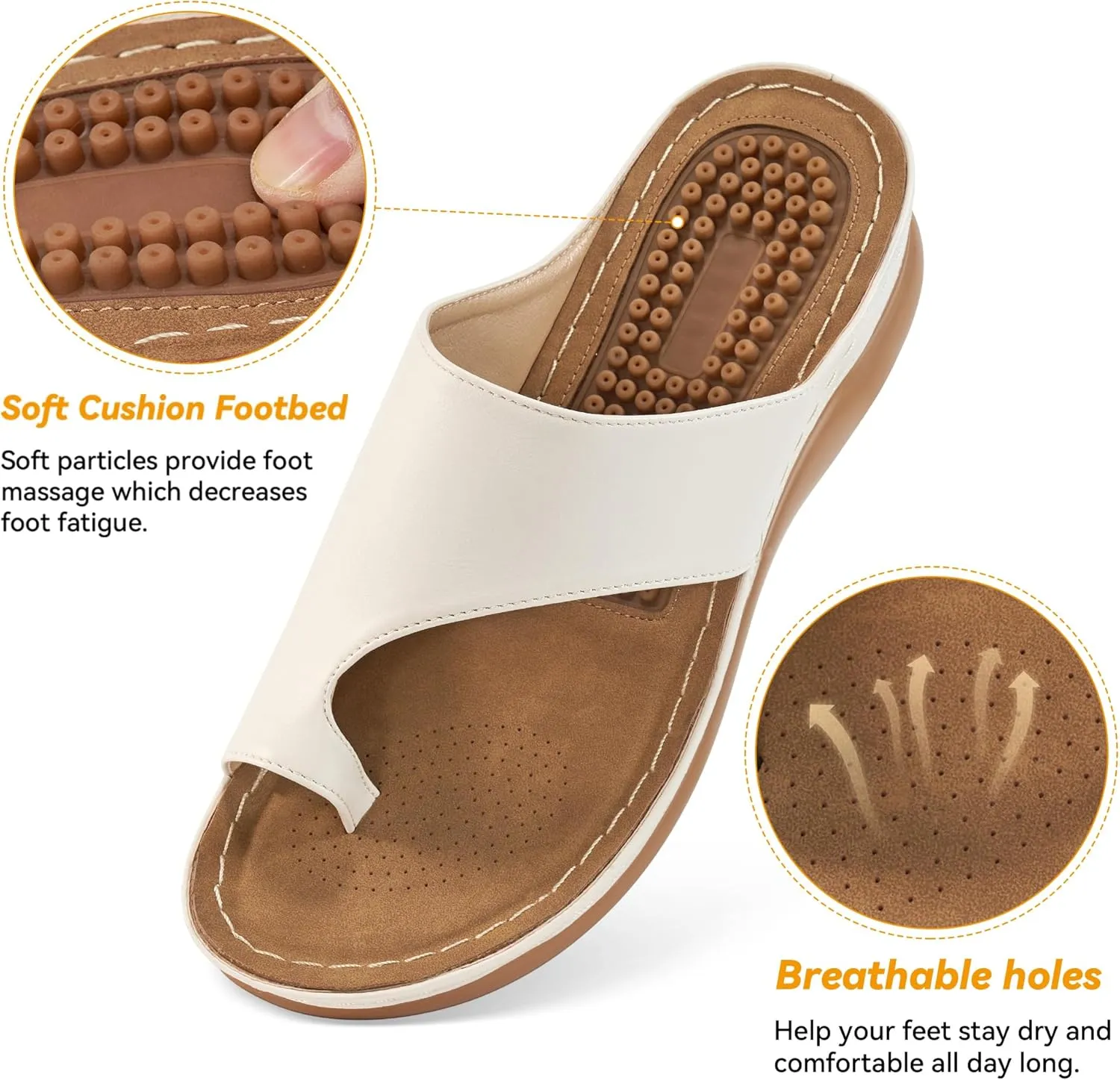 Orthopedic Wedge Sandals for Women: Comfortable Dressy Summer Sandals Women Comfortable Casual Walking Wedges Platform
