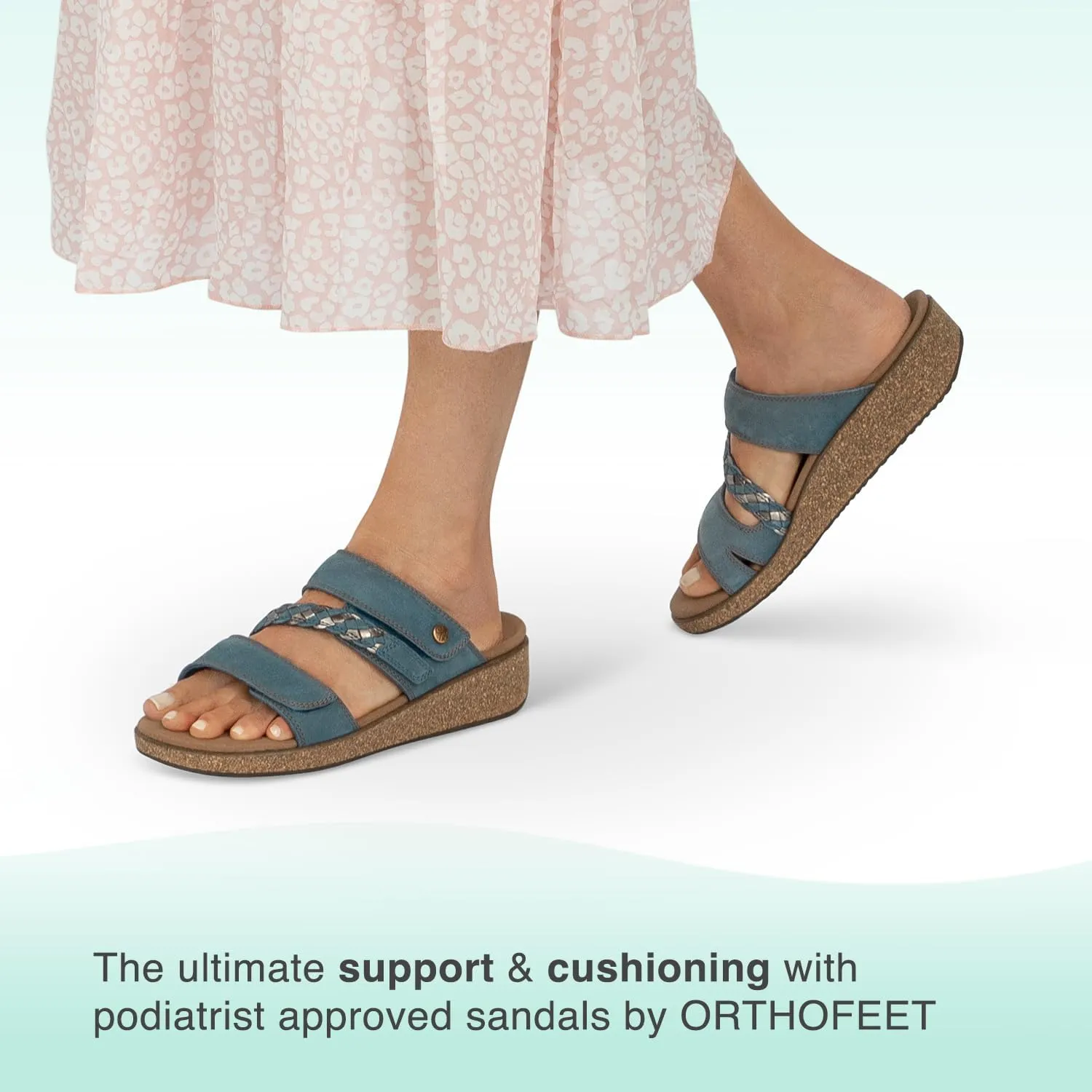 Orthopedic Women's Orthopedic Leather Carrie Sandals