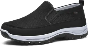 Orthowalkway Mens Shoes Plush Mens Orthopedic Slip On Shoes Outdoor Non Slip Orthopedic Sneakers