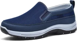 Orthowalkway Mens Shoes Plush Mens Orthopedic Slip On Shoes Outdoor Non Slip Orthopedic Sneakers