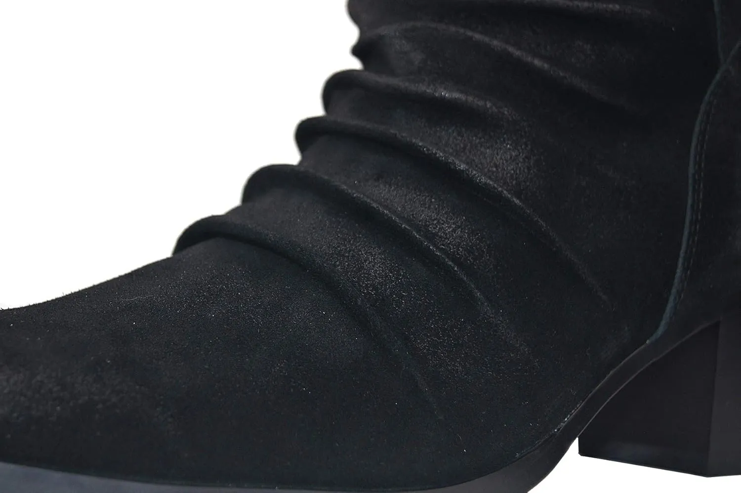 OSSTONE Dress Boot for Men Leather Chelsea Boots Casual Heel Shoes Zipper-up OS-JY002-US
