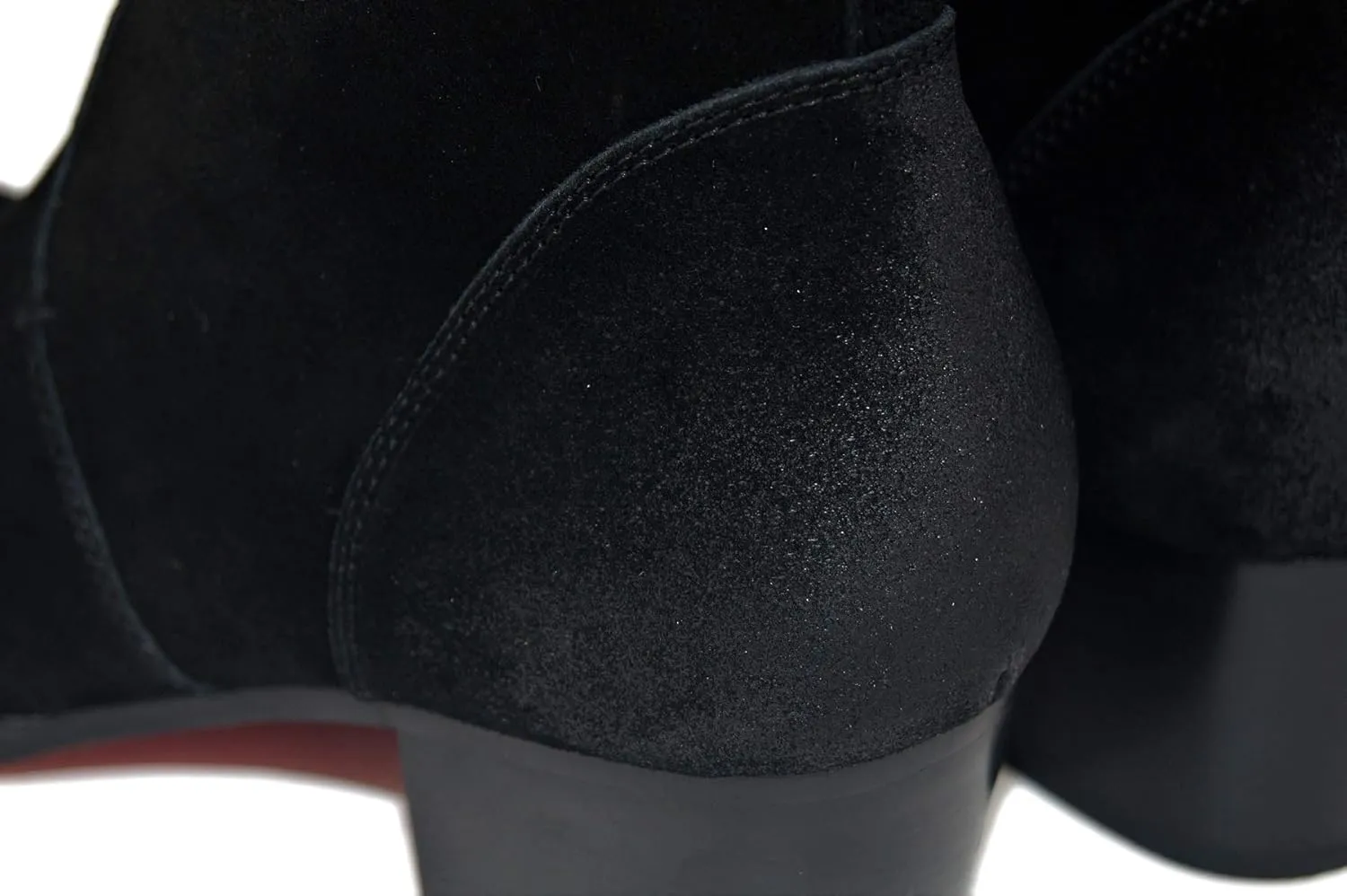 OSSTONE Dress Boot for Men Leather Chelsea Boots Casual Heel Shoes Zipper-up OS-JY002-US