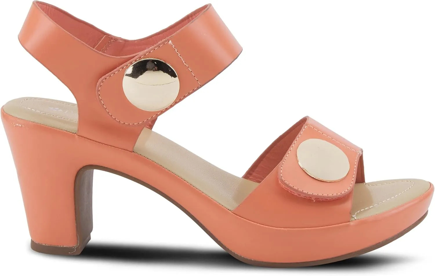 PATRIZIA Spring Step Dade Sandals for Women - Ladies Casual Platform Sandal with Hook and Loop - Slip-On Womens Sandals for Any Event