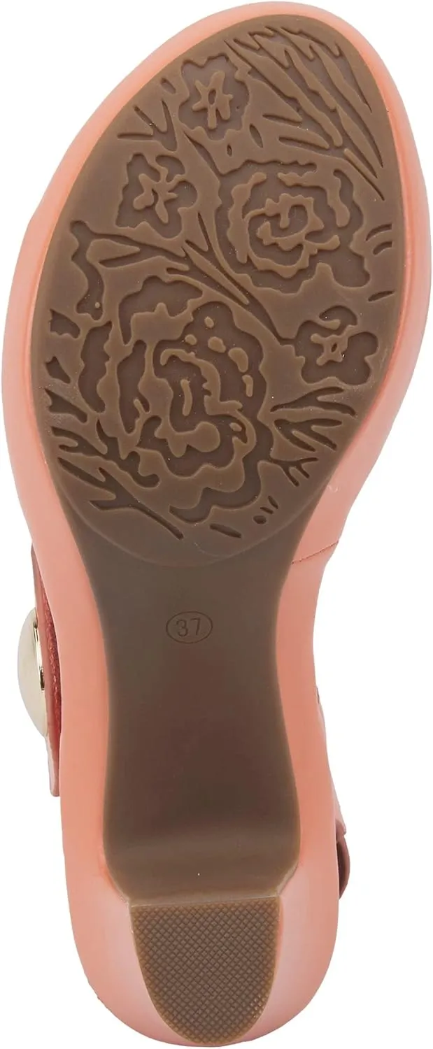 PATRIZIA Spring Step Dade Sandals for Women - Ladies Casual Platform Sandal with Hook and Loop - Slip-On Womens Sandals for Any Event