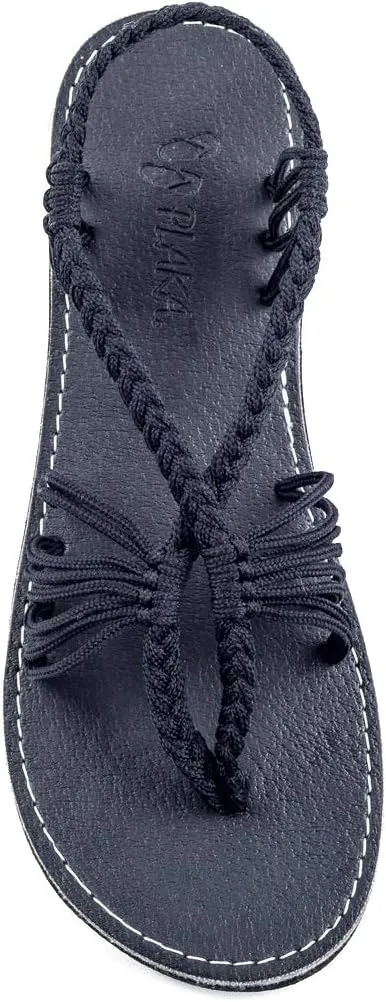 Plaka Seashell Comfortable Womens Sandals | Strappy Sandals for Women Dressy Style Perfect for Beach Walk and Poolside