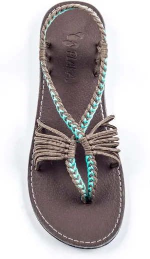 Plaka Seashell Comfortable Womens Sandals | Strappy Sandals for Women Dressy Style Perfect for Beach Walk and Poolside