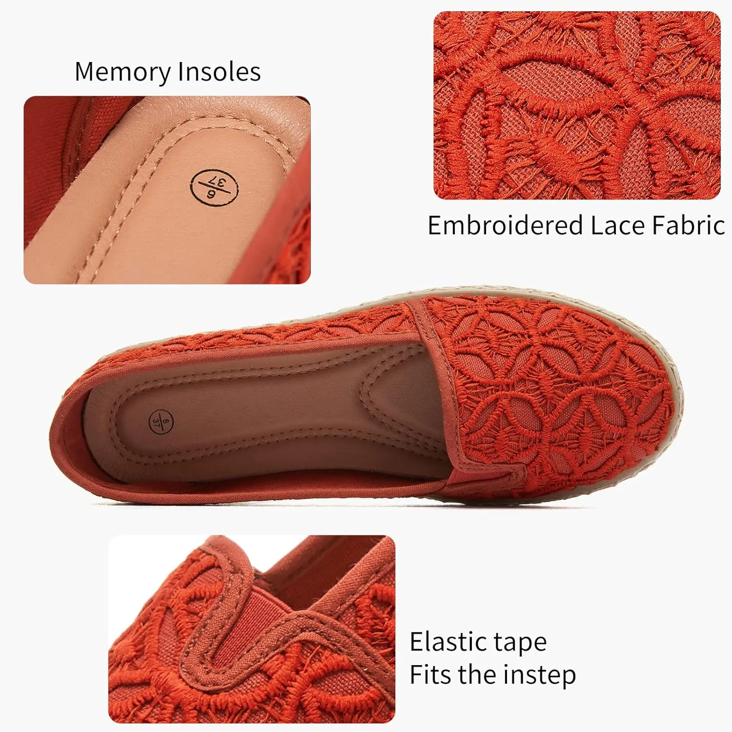 POVOGER Flats Shoes Women Slip On Shoes Womens Loafers Dress Shoes for Women Shoes Flats Comfortable