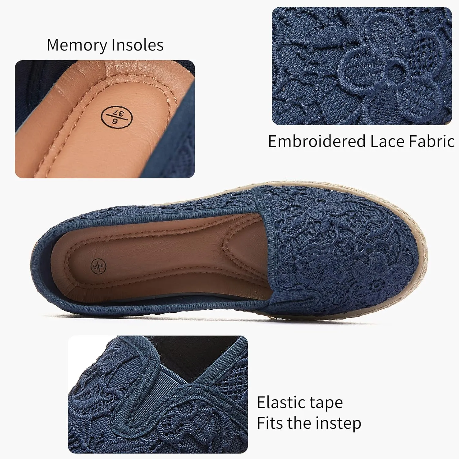 POVOGER Flats Shoes Women Slip On Shoes Womens Loafers Dress Shoes for Women Shoes Flats Comfortable