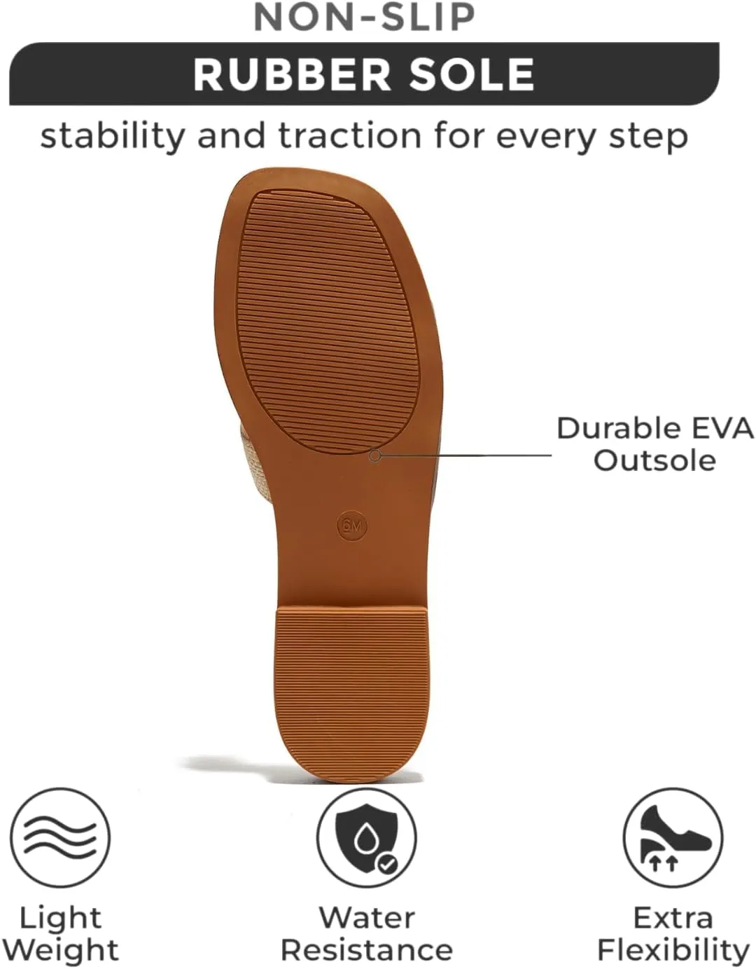 Project Cloud Genuine Leather Summer Sandals for Women 2025 - Fashion Flat Womens Sandals with Memory Foam Insole Slides Sandals Women Footwear - Mules Women's Sandals (Jannel)
