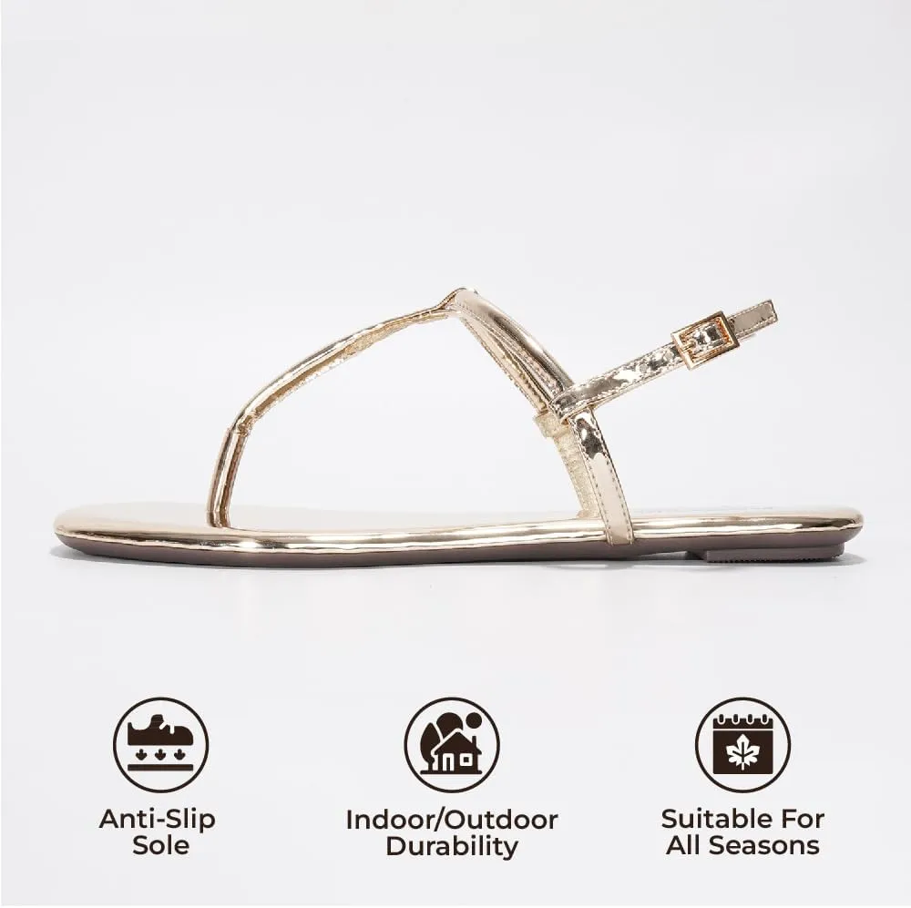 Project Cloud Thong Sandals for Women 2025 - Memory Foam and Lightweight Summer Essentials - Non Slip Flip Flops for Women Footwear with Back Strap Beach Flats Sandals (Celebration)