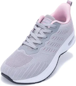 QAUPPE Wide Toe Box Shoes Women Arch Support Running Shoes for Plantar Fasciitis Wide Width Air Tennis Walking Sneakers