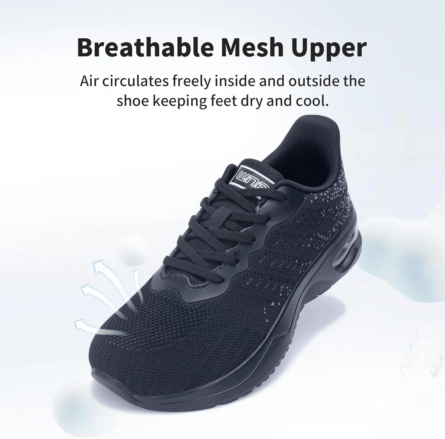 QAUPPE Wide Toe Box Shoes Women Arch Support Running Shoes for Plantar Fasciitis Wide Width Air Tennis Walking Sneakers