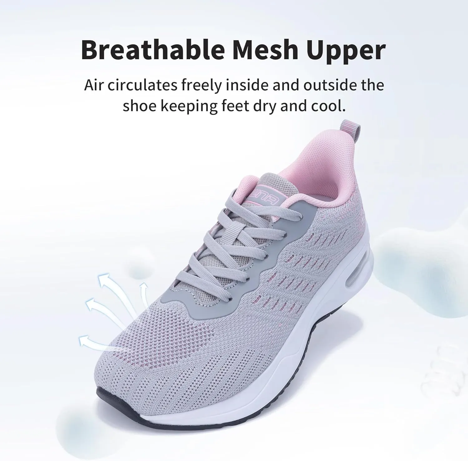 QAUPPE Wide Toe Box Shoes Women Arch Support Running Shoes for Plantar Fasciitis Wide Width Air Tennis Walking Sneakers
