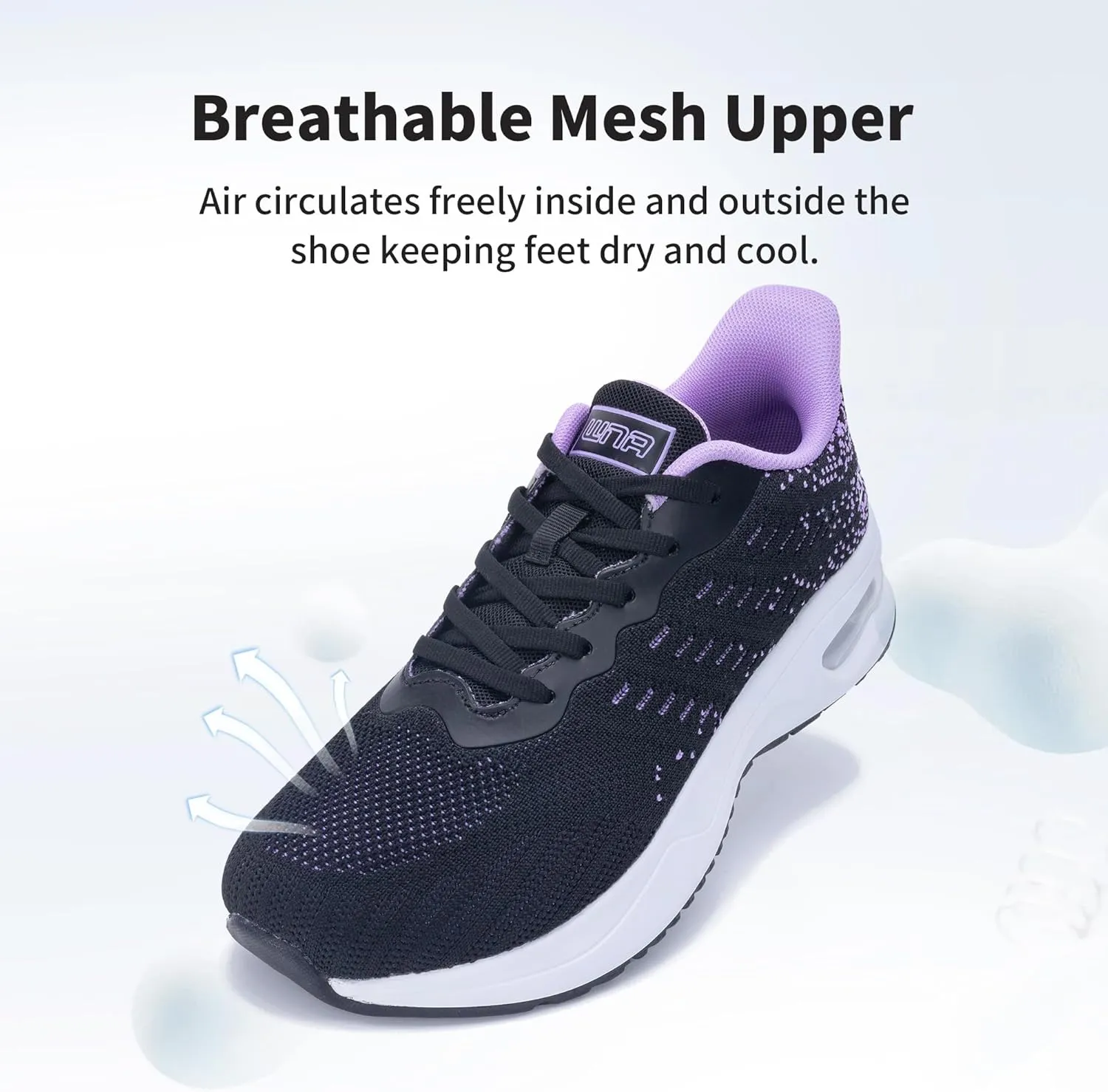 QAUPPE Wide Toe Box Shoes Women Arch Support Running Shoes for Plantar Fasciitis Wide Width Air Tennis Walking Sneakers