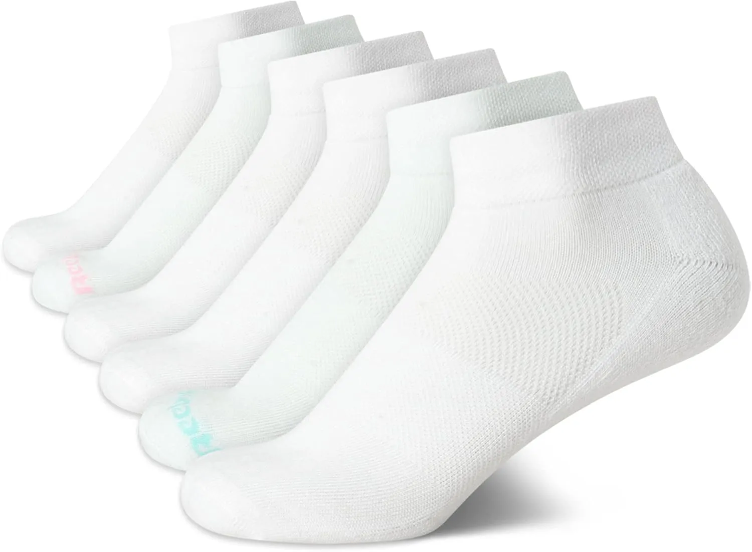 Reebok Womens Socks - 6 Pack Quarter Cut Moisture Wicking Stretch Performance Cushioned Socks for Women (Sizes: 4-10)