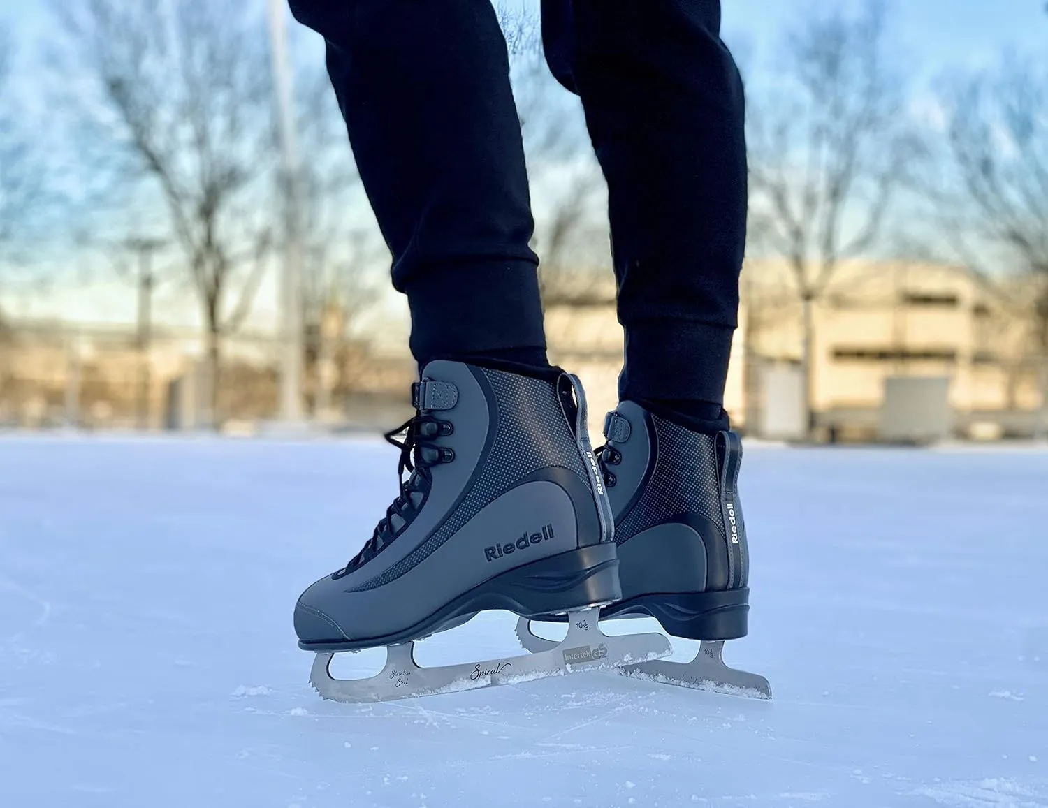 Riedell Skates - Soar Adult Ice Skates- Recreational Soft Beginner Figure Ice Skates